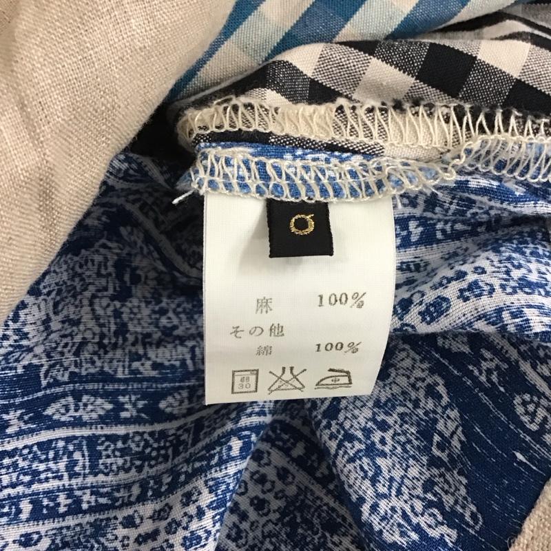 キャピタル KAPITAL ワンピース ロングスカート ノースリーブ パッチワーク リネン XS 総柄 マルチカラー / マルチカラー /  レディース USED 古着 中古 10114235