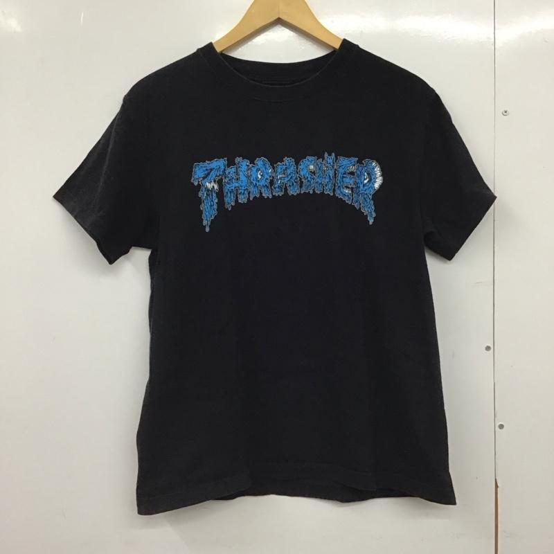 スラッシャー THRASHER Tシャツ 半袖 半袖カットソー プリントTシャツ クルーネックカットソー M プリント 黒 / ブラック /  メンズ USED 古着 中古 10150370