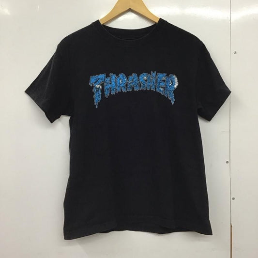スラッシャー THRASHER Tシャツ 半袖 半袖カットソー プリントTシャツ クルーネックカットソー M プリント 黒 / ブラック /  メンズ USED 古着 中古 10150370