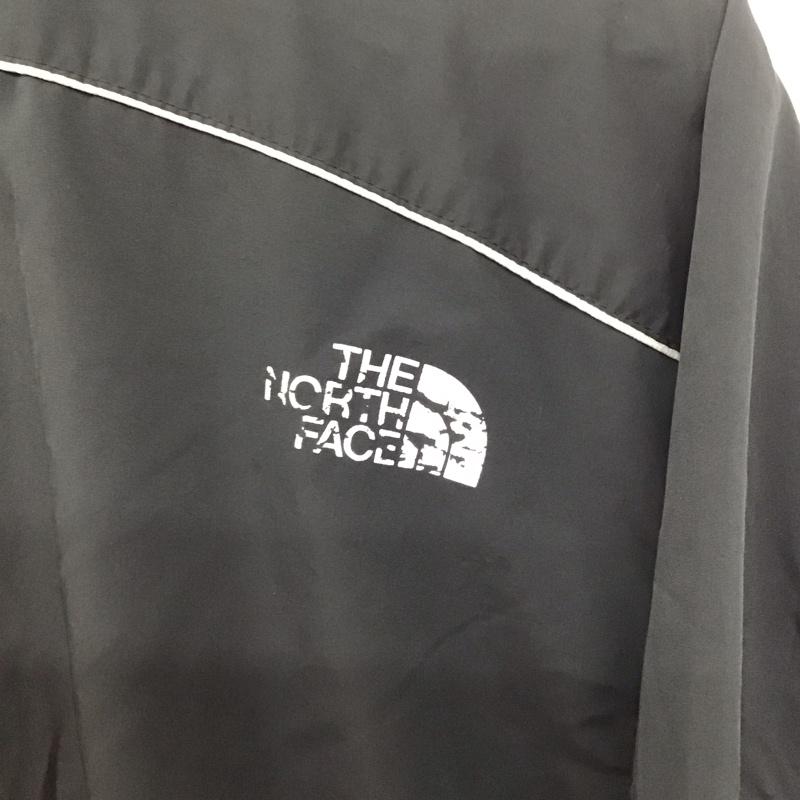 ザノースフェイス THE NORTH FACE ジャケット、上着 ジャンパー、ブルゾン np11705 ナイロンジャケット ジップアップジャケット スタンドカラー XL ロゴ、文字 黒 / ブラック /  メンズ USED 古着 中古 10143403
