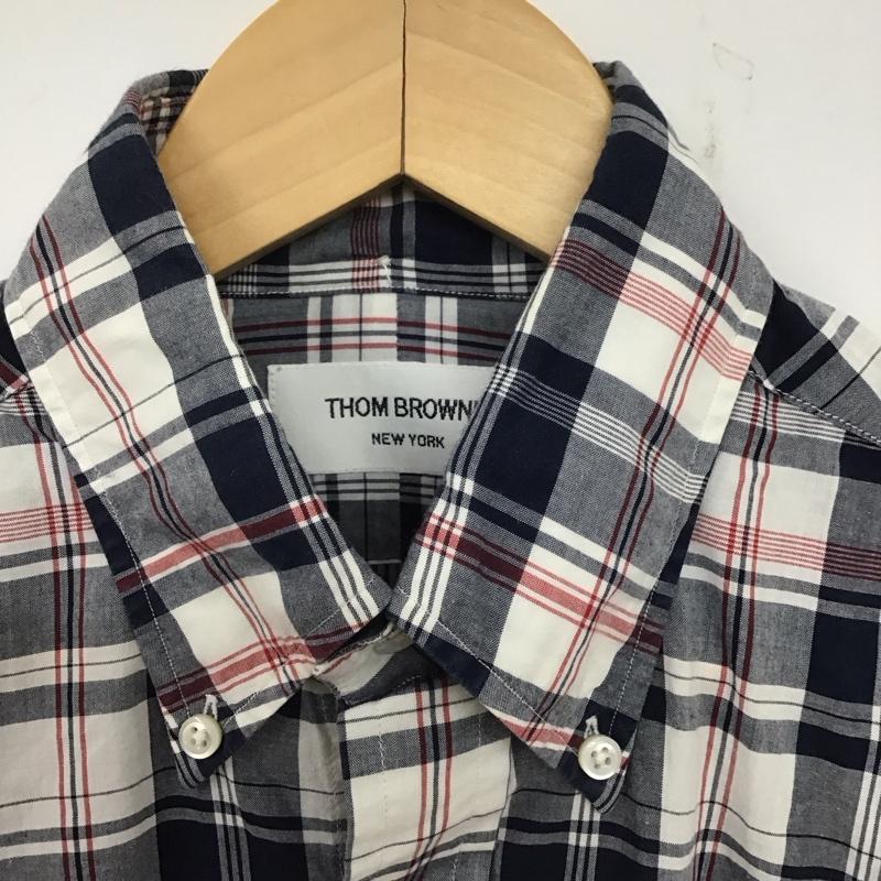 トムブラウン THOM BROWNE シャツ、ブラウス 長袖 チェック マルチカラー / マルチカラー /  メンズ USED 古着 中古 10140327