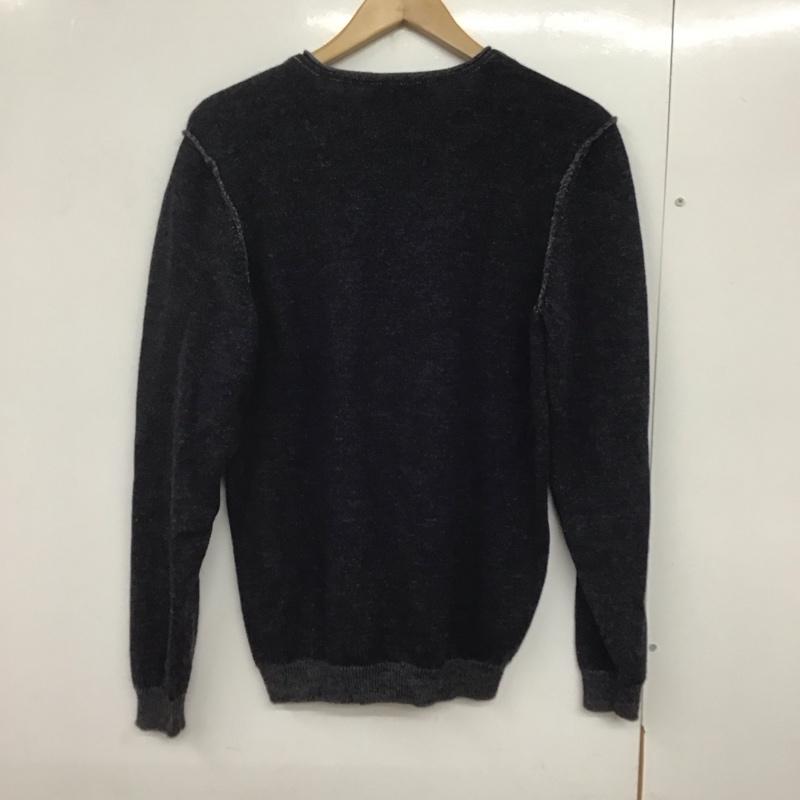 ロベルトコリーナ ROBERTO COLLINA ニット、セーター 長袖 長袖ニットカットソー Vネック セーター 無地 インディゴ / インディゴ /  メンズ USED 古着 中古 10140974