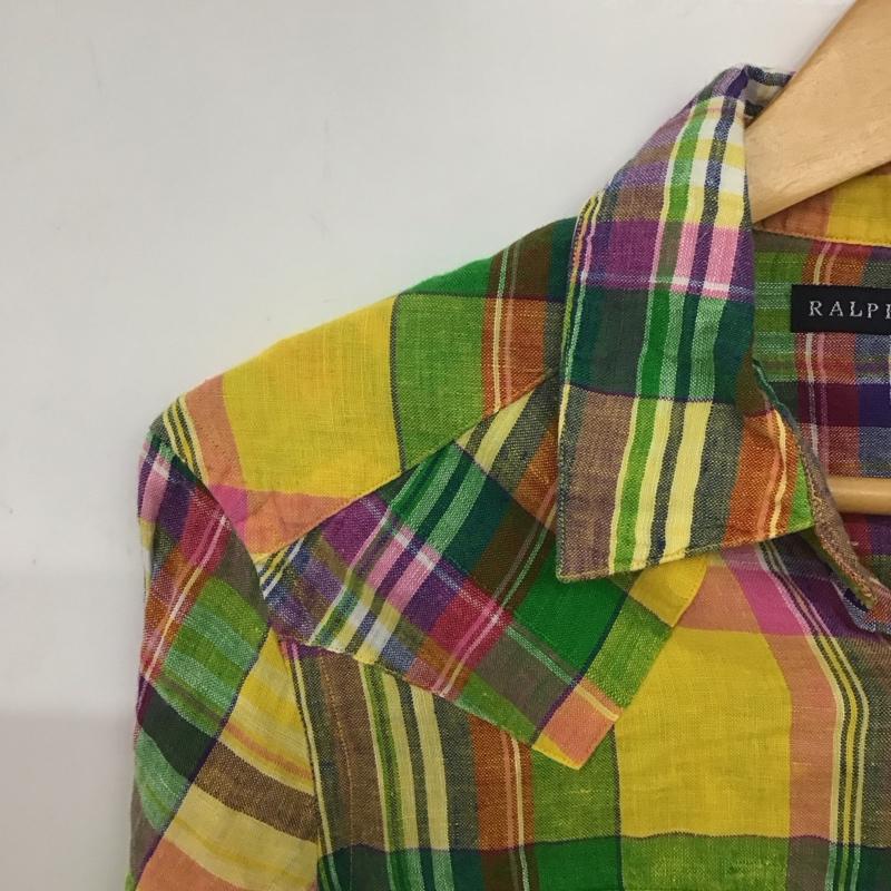 ラルフローレン RALPHLAUREN シャツ、ブラウス 長袖 9 チェック マルチカラー / マルチカラー /  レディース USED 古着 中古 10140363