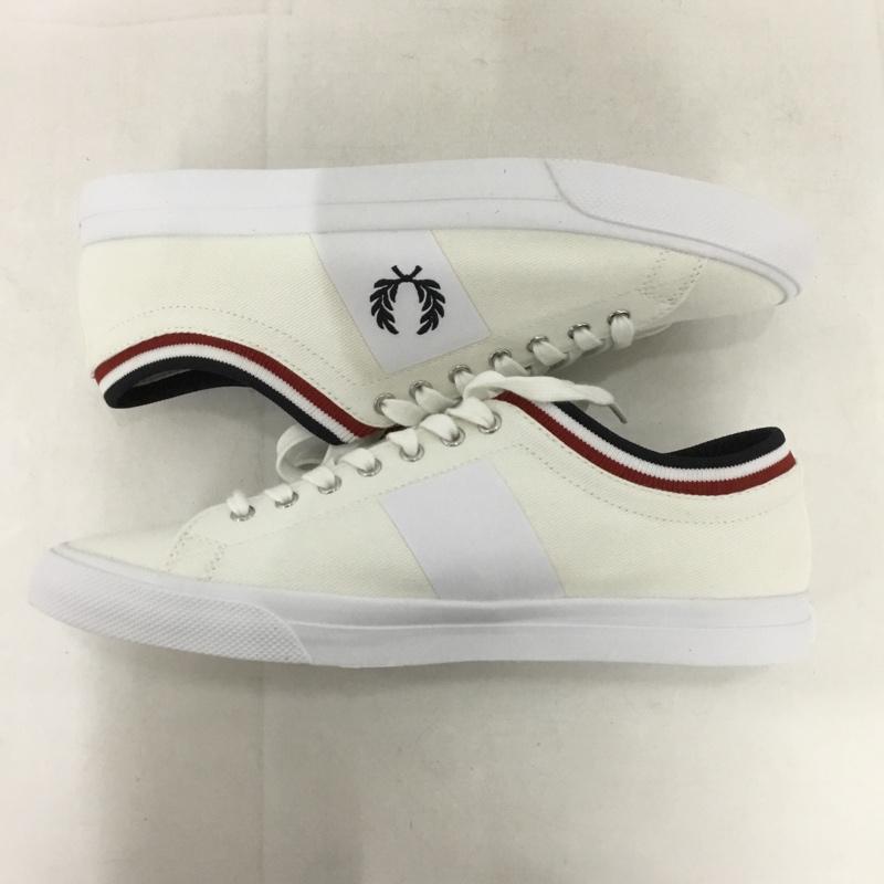 フレッドペリー FRED PERRY スニーカー スニーカー B7106 アンダースピンツイル UK9 箱有 US：10 ワンポイント オフホワイト / オフホワイト /  メンズ USED 古着 中古 10135003