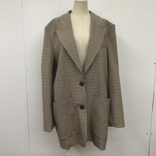 ザラ ZARA ジャケット、上着 ジャケット、ブレザー 2010 705 050 テーラードジャケット M チェック 黒 / ブラック / X 茶 / ブラウン / X カーキ / カーキ / X アイボリー / アイボリー /  レディース USED 古着 中古 10108575