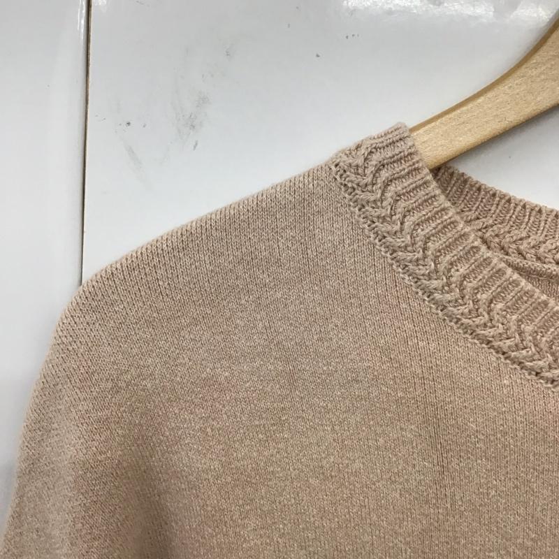 マウジー MOUSSY ニット、セーター 長袖 010ASA70-1190 オーバーサイズ FREE 無地 桃 / ピンク /  レディース USED 古着 中古 10119584