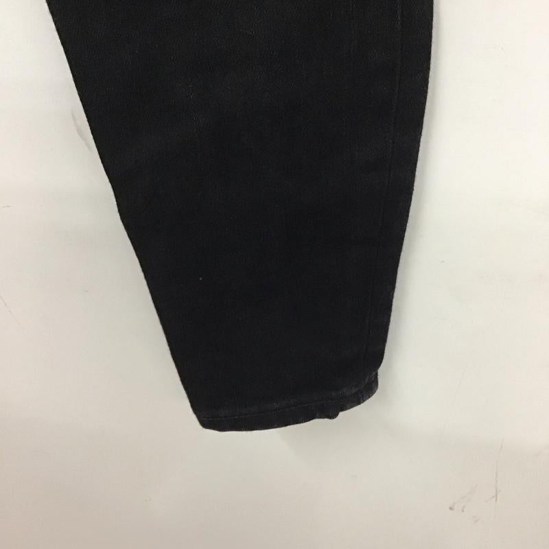 マウジー MOUSSY パンツ デニム、ジーンズ 250gss12-003j アパーフェクトデニムエアー3 タイトパンツ ストレッチパンツ XS 無地 黒 / ブラック /  レディース USED 古着 中古 10119477