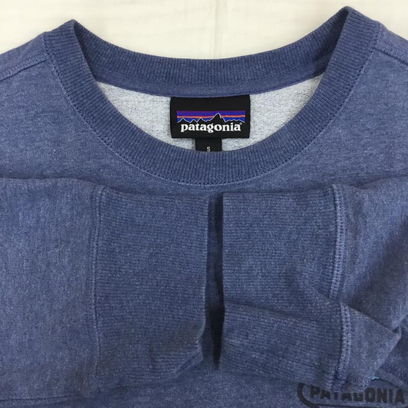 パタゴニア patagonia トレーナー 長袖 39423FA15 S プリント 青 / ブルー /  メンズ USED 古着 中古 10141442