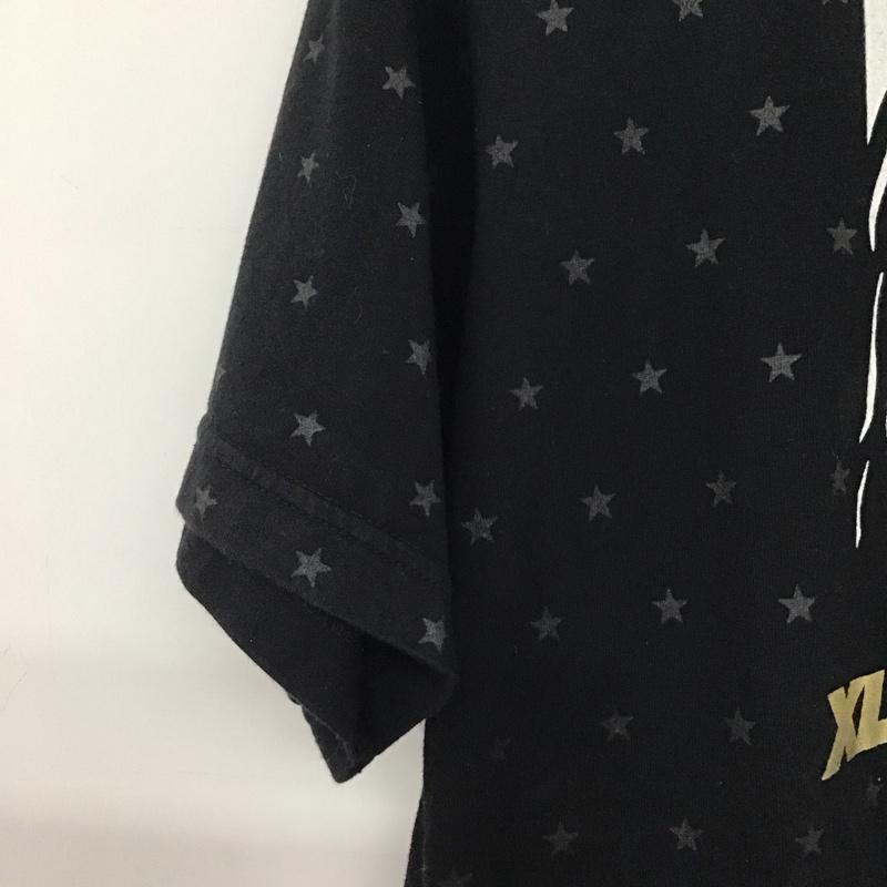 エクストララージ XLARGE Tシャツ 半袖 半袖カットソー プリントTシャツ クルーネックカットソー xgirl S プリント 黒 / ブラック /  メンズ USED 古着 中古 10133680