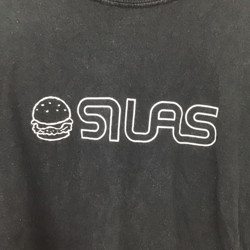 サイラス SILAS カットソー 長袖 長袖カットソー プリントTシャツ クルーネックカットソー spongebob S ロゴ、文字 黒 / ブラック /  メンズ USED 古着 中古 10131371