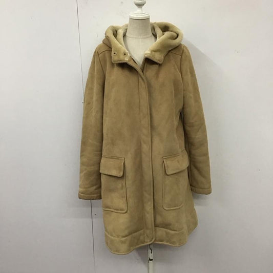 レイビームス Ray BEAMS コート コート一般 6319-0009-1690 フェイクムートン 1 無地 ベージュ / ベージュ /  レディース USED 古着 中古 10121535