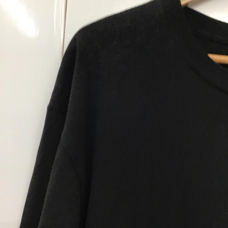 ラッセル RUSSELL カットソー 長袖 長袖カットソー プリントカットソー クルーネック FREE ロゴ、文字 黒 / ブラック /  メンズ USED 古着 中古 10130700