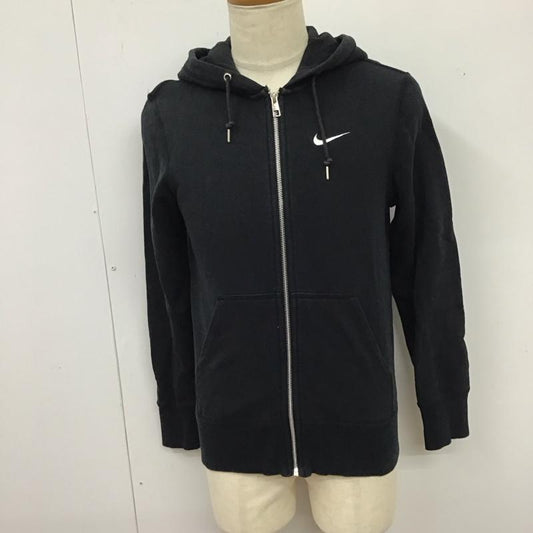 ナイキ NIKE パーカー 長袖 521574-010 ジップアップパーカー 長袖スウェット スポーツウェア S ロゴ、文字 黒 / ブラック /  メンズ USED 古着 中古 10117658