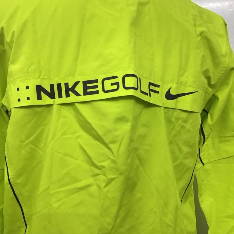 ナイキ NIKE ウェア ウェア 617866-307 ゴルフ レインウェア ジャケット パンツ M ロゴ、文字 黄 / イエロー / X 黒 / ブラック /  メンズ USED 古着 中古 10142289