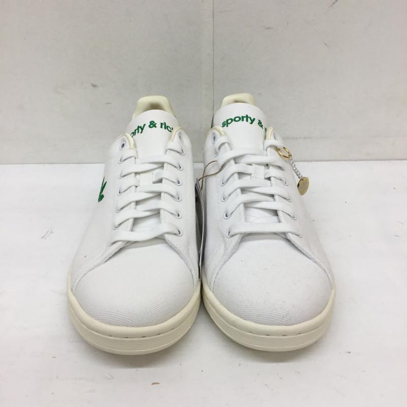 アディダス adidas スニーカー スニーカー STAN SMITH SPORTY＆RICH　IF5658 26.5cm ロゴ、文字 白 / ホワイト / X 緑 / グリーン /  メンズ USED 古着 中古 10136074