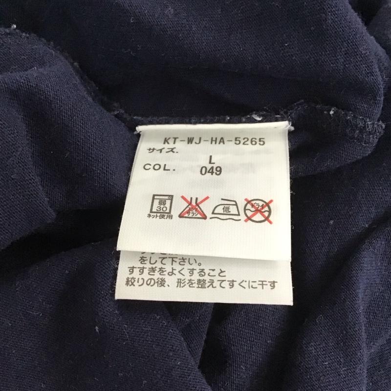 ラルフローレン RALPHLAUREN Tシャツ 半袖 L プリント 紺 / ネイビー /  レディース USED 古着 中古 10133501