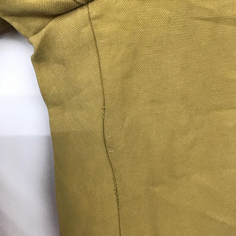 ザラ ZARA パンツ スラックス 2753 222 510 ワイドパンツ タグ付き M 無地 マスタード / マスタード /  レディース USED 古着 中古 10113010