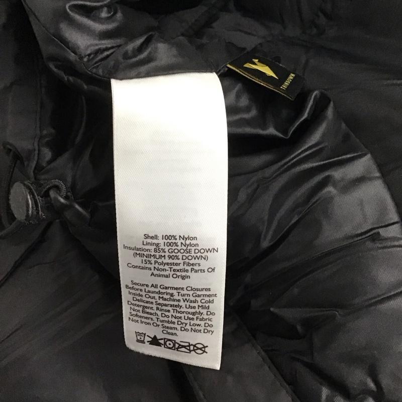 エディーバウアー Eddie Bauer ジャケット、上着 ダウンジャケット L 無地 X ロゴ、文字 黒 / ブラック /  レディース USED 古着 中古 10141714