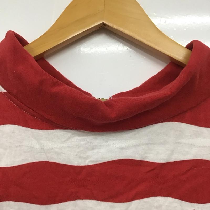 フレッドペリー FRED PERRY カットソー 半袖 ボーダー ボーダー柄 白 / ホワイト / X 赤 / レッド /  レディース USED 古着 中古 10133838