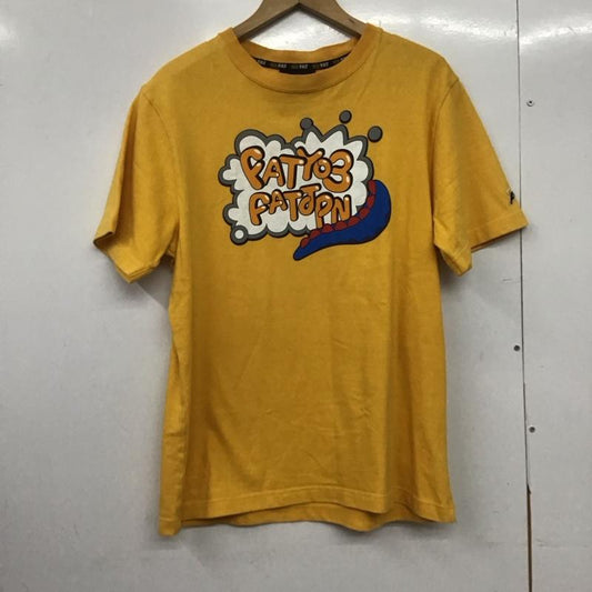 エフエイティー FAT Tシャツ 半袖 M プリント 黄 / イエロー /  メンズ USED 古着 中古 10145671