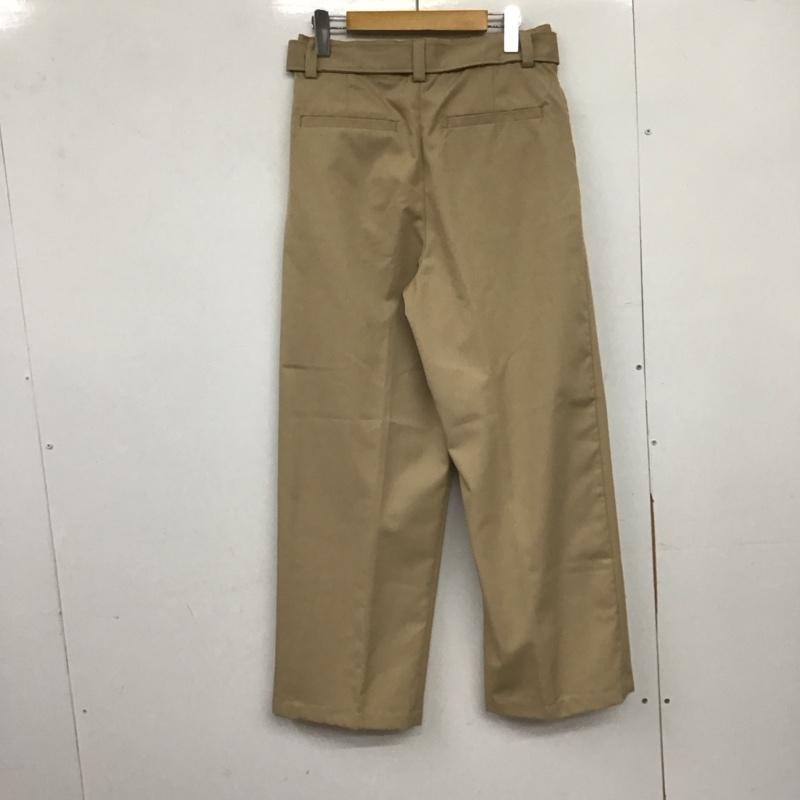 ザラ ZARA パンツ スラックス スラックスパンツ ワイドパンツ カジュアルパンツ 36 無地 ベージュ / ベージュ /  メンズ USED 古着 中古 10148541
