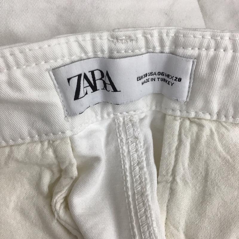 ザラ ZARA パンツ チノパン 9632 046 712 フルレングス 無地 白 / ホワイト /  レディース USED 古着 中古 10129187