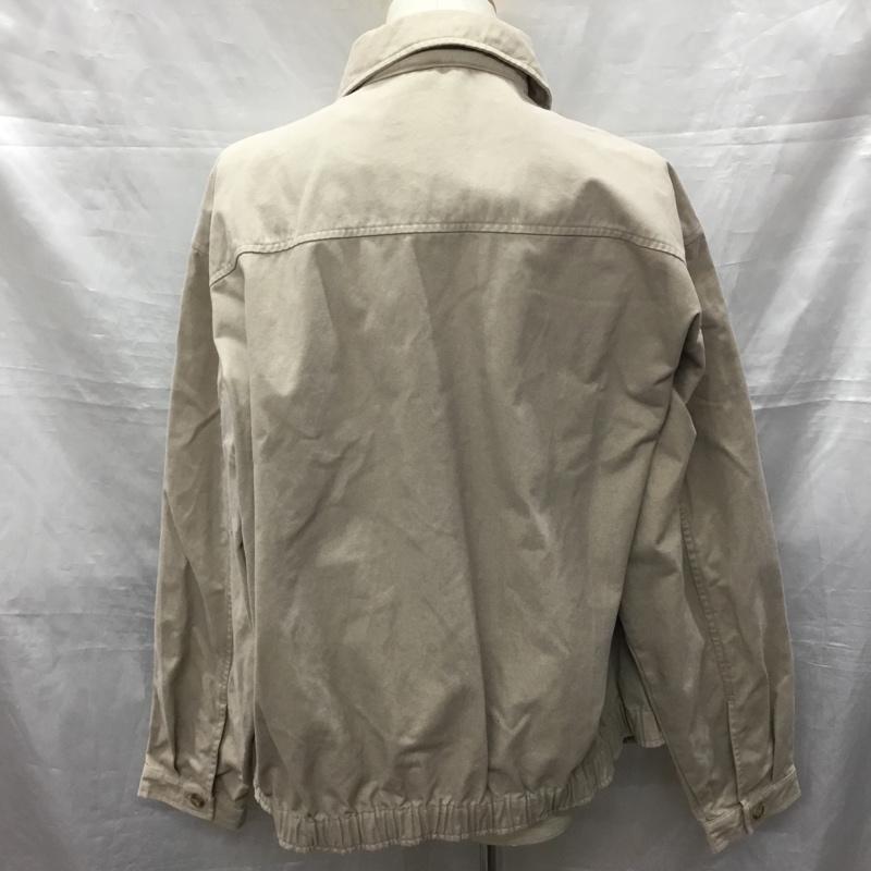 チャップス CHAPS ジャケット、上着 ジャケット、ブレザー ジップアップジャケット ジャンパー ジャケット カジュアルジャケット アウター XL ロゴ、文字 ベージュ / ベージュ /  メンズ USED 古着 中古 10122323