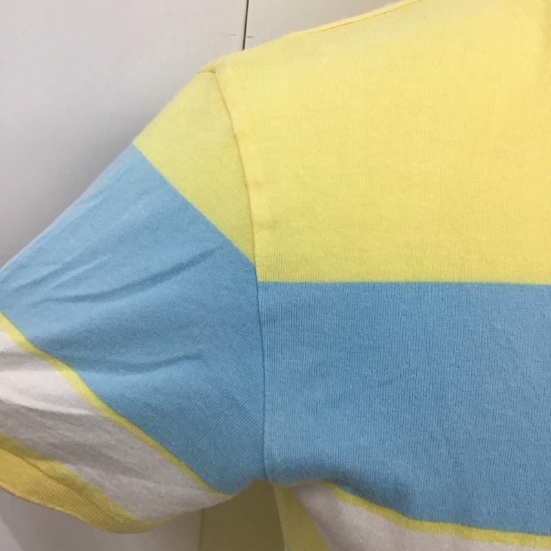 バーバリーブラックレーベル BURBERRY BLACK LABEL ポロシャツ 半袖 半袖ポロシャツ カラーシャツ 半袖カットソー 2 ボーダー柄 マルチカラー / マルチカラー /  メンズ USED 古着 中古 10113110