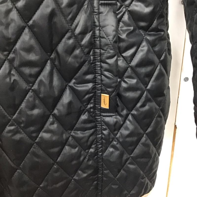 クロコダイル CROCODILE コート コート一般 キルティング L 無地 黒 / ブラック /  レディース USED 古着 中古 10143735