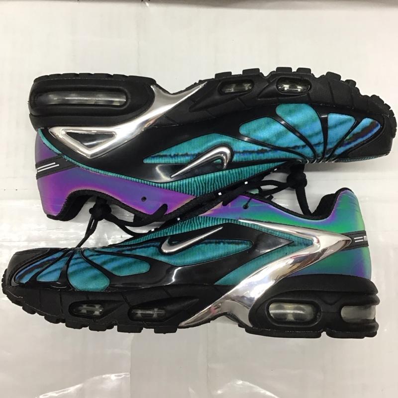 ナイキ NIKE スニーカー スニーカー CQ8714 001 AIR MAX TAILWIND 5 SKEPTA 27.5cm 箱有 27.5cm ロゴ、文字 黒 / ブラック / X 青 / ブルー / X 銀 / シルバー /  メンズ USED 古着 中古 10112178