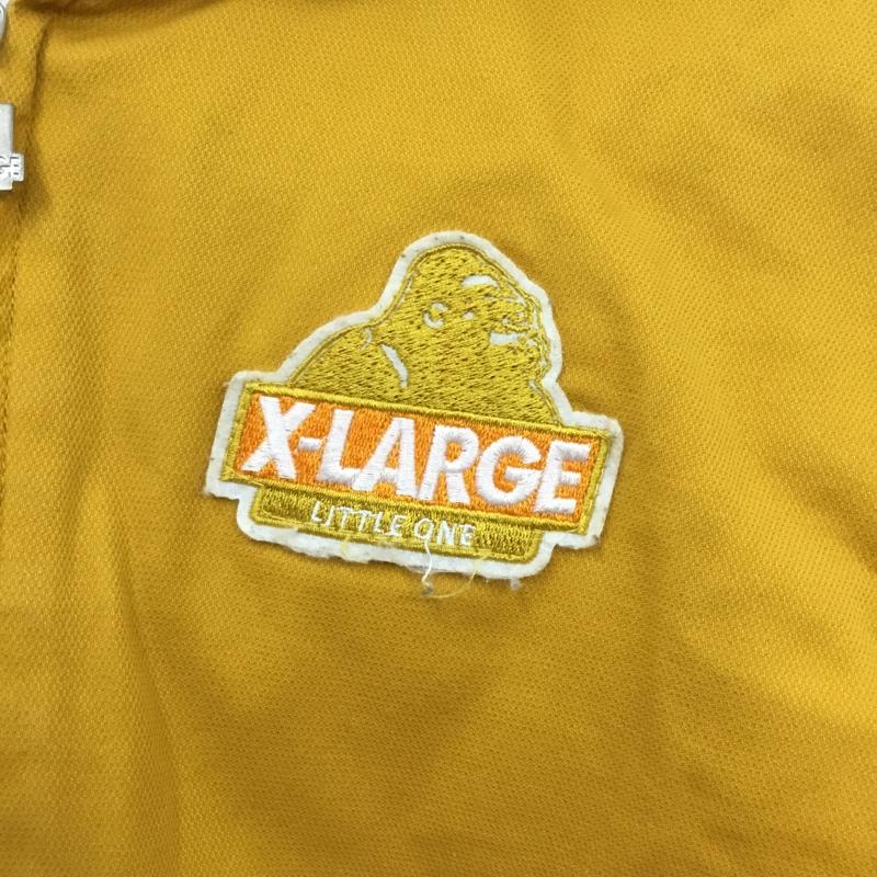 エクストララージ XLARGE ジャケット、上着 ジャンパー、ブルゾン ジップアップジャケット ジャンパー ジャケット カジュアルジャケット アウター 140cm ロゴ、文字 マスタード / マスタード /  ボーイズ USED 古着 中古 10116538