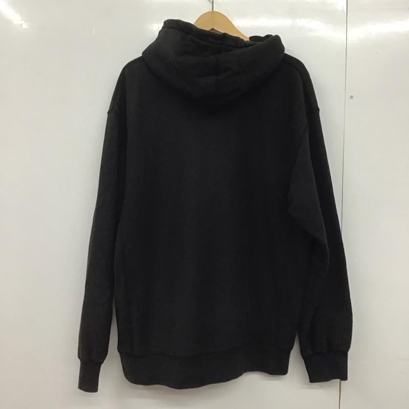 シュプリーム Supreme パーカー 長袖 プルオーバーパーカー スウェット L ロゴ、文字 黒 / ブラック /  メンズ USED 古着 中古 10145876