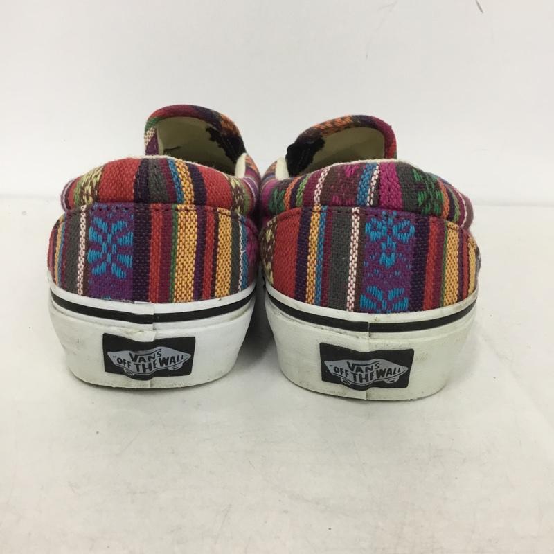 バンズ VANS スリッポン スリッポン T375 スニーカー US7 US：7  マルチカラー / マルチカラー /  レディース USED 古着 中古 10145613