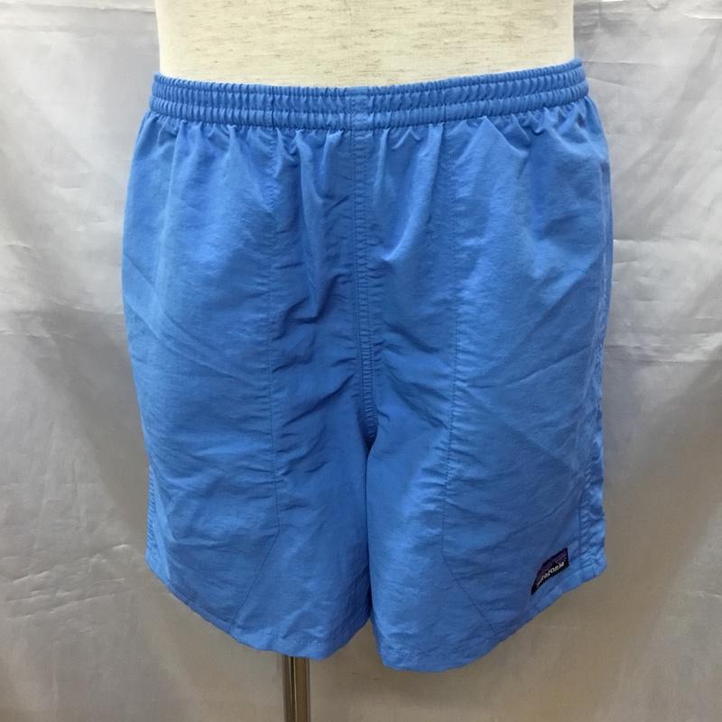 パタゴニア patagonia パンツ ショートパンツ 57021SP19 ショートパンツ ナイロンパンツ S ロゴ、文字 青 / ブルー /  メンズ USED 古着 中古 10117520