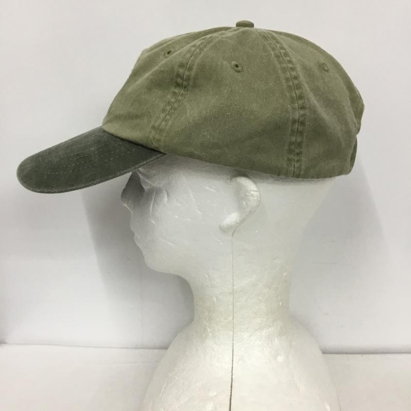 古着 USED 帽子 キャップ PORT&COMPANY DOG EMBROIDERY COTTON DAD CAP ビーグル 刺繍 カーキ / カーキ /  メンズ USED 古着 中古 10129096