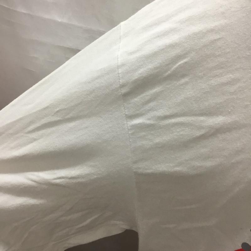 テンダーロイン TENDERLOIN カットソー 長袖 長袖カットソー クルーネックカットソー ロングスリーブカットソー プリントTシャツ XL プリント 白 / ホワイト /  メンズ USED 古着 中古 10114874