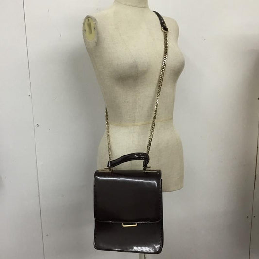 ザラ ZARA ハンドバッグ ハンドバッグ ショルダー 2way ミニバッグ 無地 ボルドー / ボルドー /  レディース USED 古着 中古 10118311
