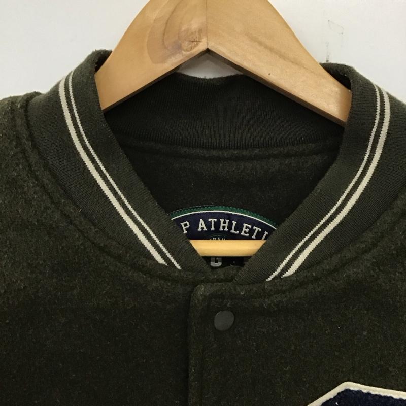ギャップ GAP ジャケット、上着 ジャケット、ブレザー スタジャン アウター 古着 前ボタン L ロゴ、文字 カーキ / カーキ /  メンズ USED 古着 中古 10136836