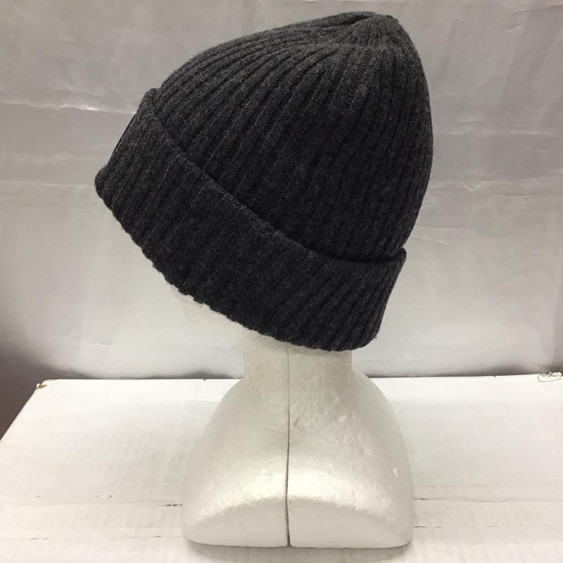 マークジェイコブス MARCJACOBS 帽子 ニット帽 N903W17RE22 The Ribbed Beanie ロゴ、文字 チャコールグレー / チャコールグレー /  メンズ USED 古着 中古 10118152