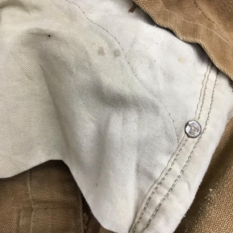 カーハート Carhartt サロペット・オーバーオール サロペット、オーバーオール ロゴ、文字 ベージュ / ベージュ /  メンズ USED 古着 中古 10133463