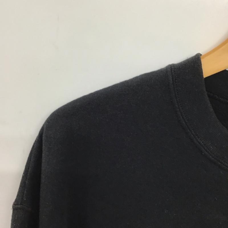 フルーツオブザルーム FRUIT OF THE LOOM トレーナー 長袖 長袖 L プリント ダークグレー / ダークグレー /  メンズ USED 古着 中古 10148980