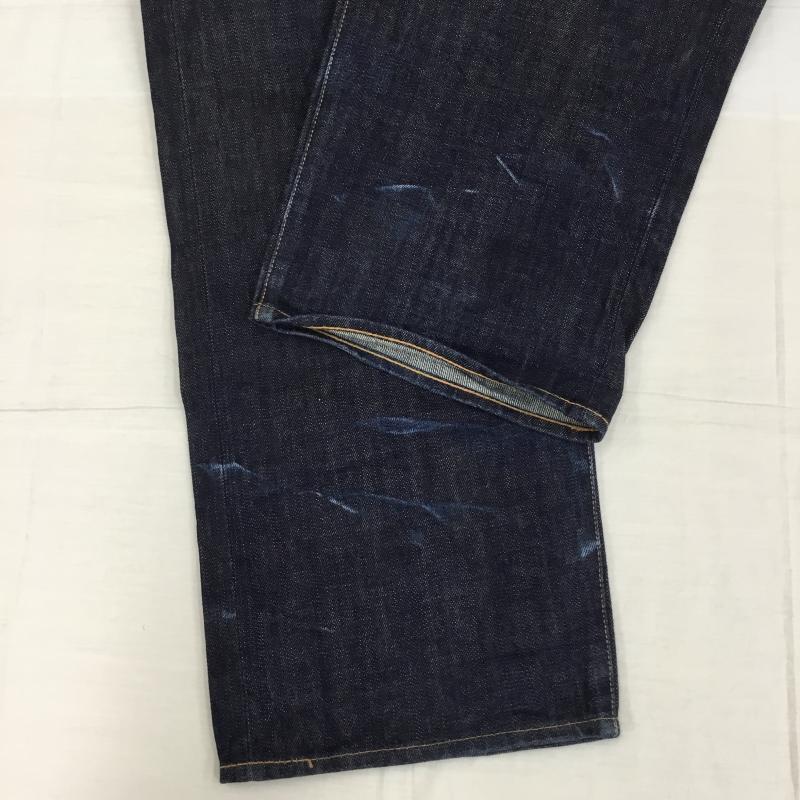 エヴィス EVISU パンツ デニム、ジーンズ 36 ロゴ、文字 インディゴ / インディゴ /  メンズ USED 古着 中古 10144216