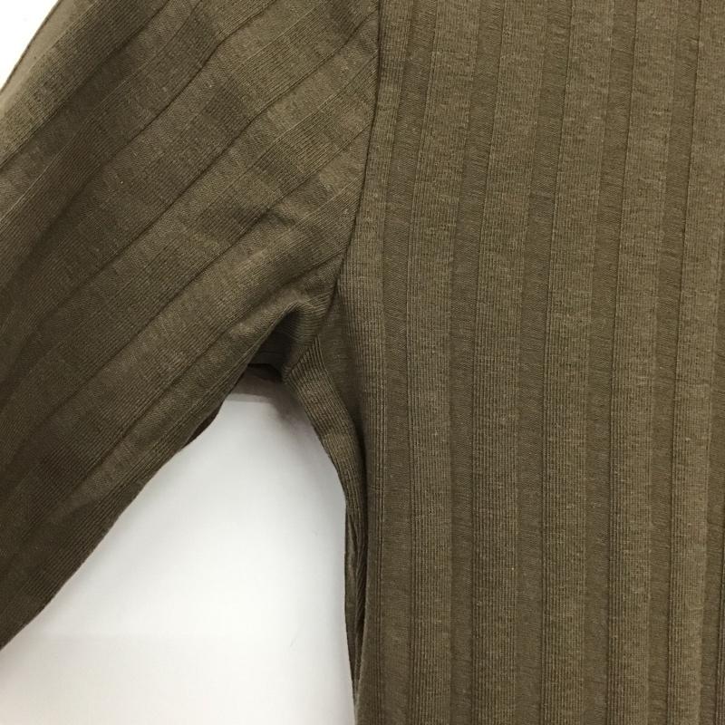 ザラ ZARA ワンピース ロングスカート 半袖ニットワンピース タイトワンピース ストレッチ S 無地 茶 / ブラウン /  レディース USED 古着 中古 10142075