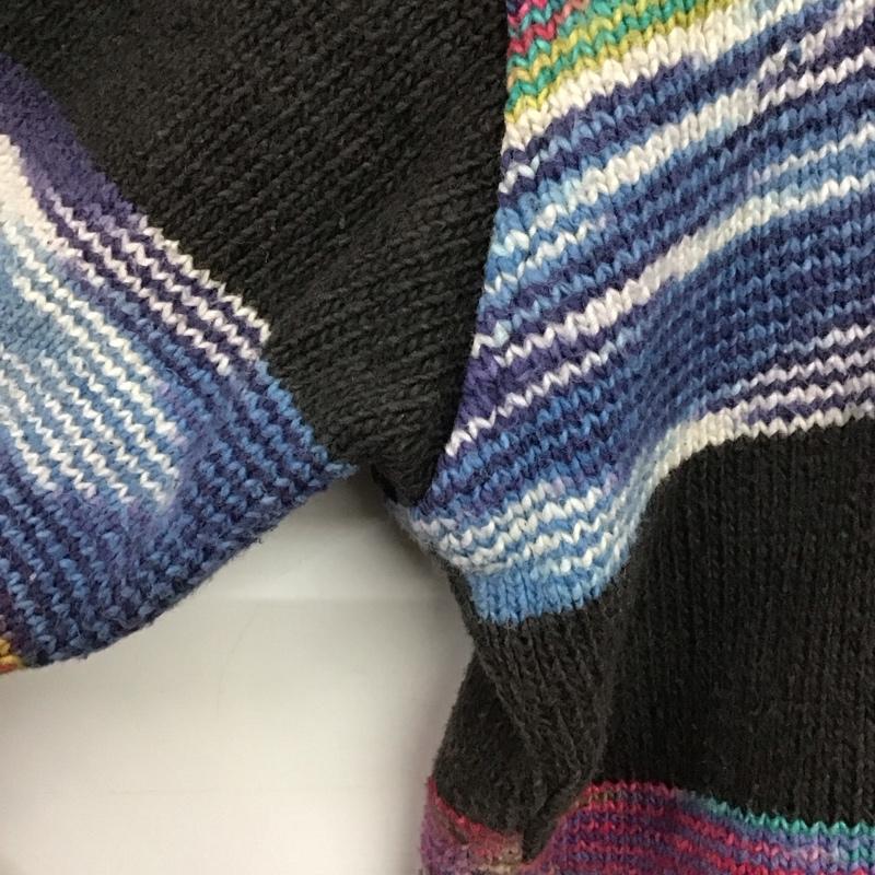 古着 USED パーカー 長袖 ジップアップパーカー 長袖パーカー カジュアルジャケット プリント マルチカラー / マルチカラー /  メンズ USED 古着 中古 10148822