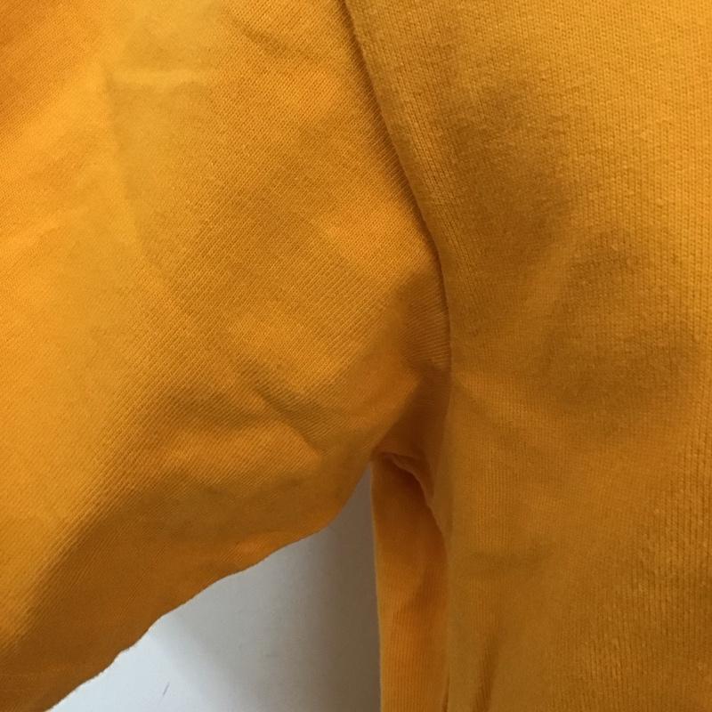 ザノースフェイス THE NORTH FACE Tシャツ 半袖 nt32010 Tシャツ プリントTシャツ クルーネックカットソー M ロゴ、文字 橙 / オレンジ /  メンズ USED 古着 中古 10125298