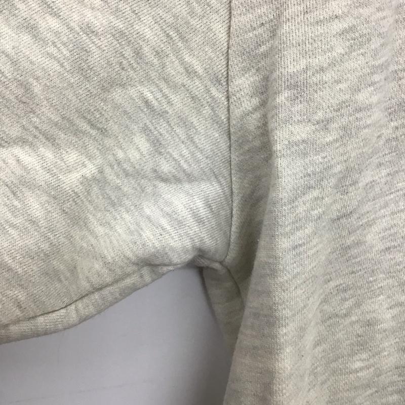 デザインティーシャツストアグラニフ Designtshirtsstoregraniph トレーナー 長袖 長袖トレーナー スウェット クルーネック プルオーバー L ロゴ、文字 灰 / グレー /  メンズ USED 古着 中古 10141790