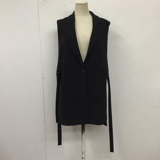 ザラ ZARA ベスト ベスト 3475 878 800 ジレ S 無地 黒 / ブラック /  レディース USED 古着 中古 10121603
