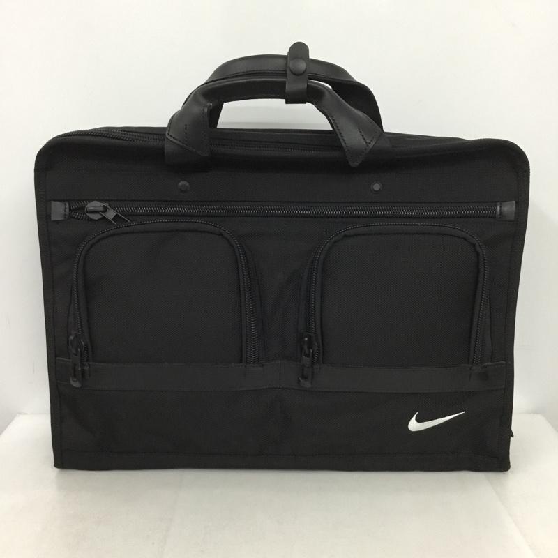 ナイキ NIKE ブリーフケース、書類かばん ブリーフケース、書類かばん ビジネスバッグ ショルダー 2WAY ワンポイント 黒 / ブラック /  メンズ USED 古着 中古 10149902