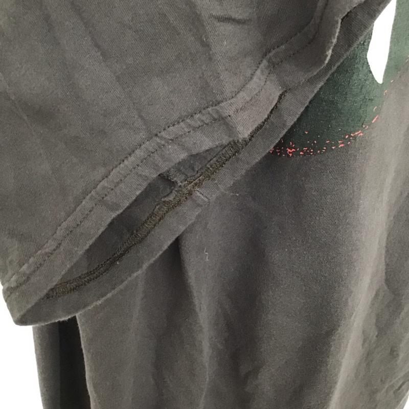 アンダーカバー UNDERCOVER Tシャツ 七分袖 UI1C4810-1 Languid TEE リンゴ 3 プリント ダークブラウン / ダークブラウン /  メンズ USED 古着 中古 10111880