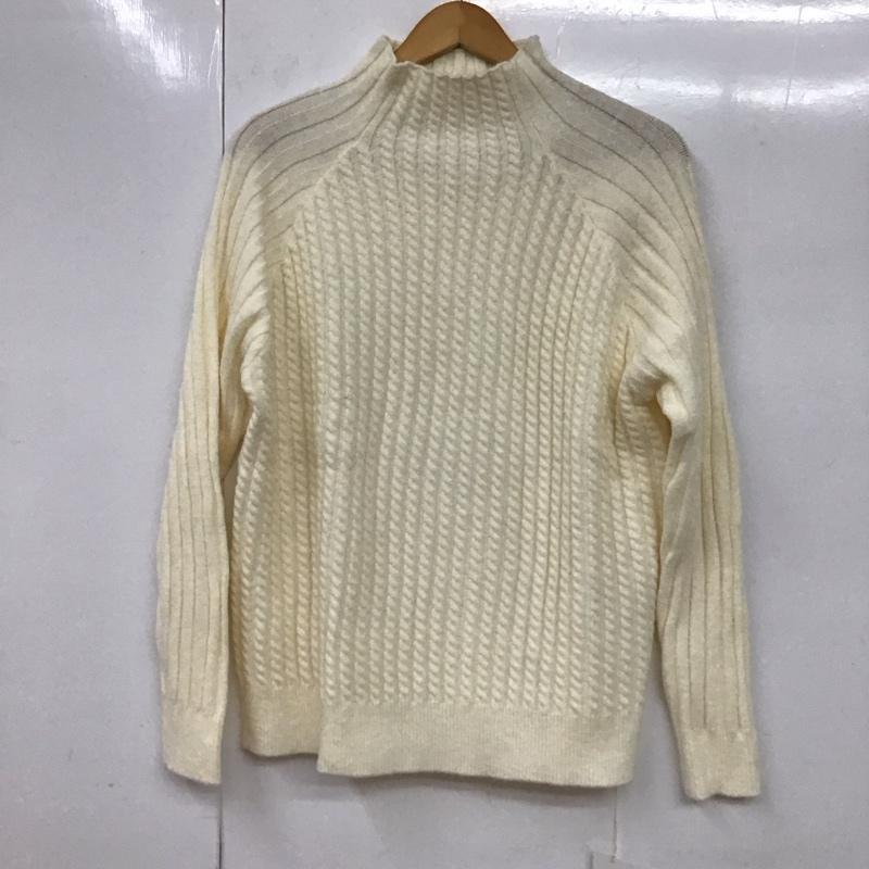 フラーネ Frene ニット、セーター 長袖 FREE 無地 白 / ホワイト /  レディース USED 古着 中古 10130287